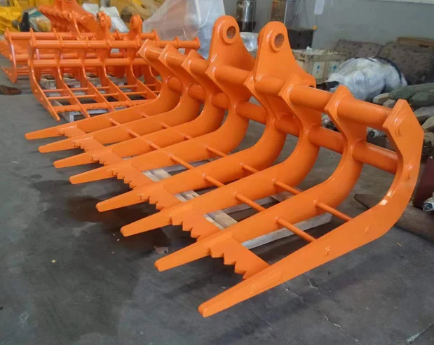 Excavator Rake