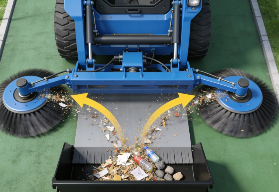 Comparing Skid Steer Sweeper Brooms Which Attachment Suits Your Needs