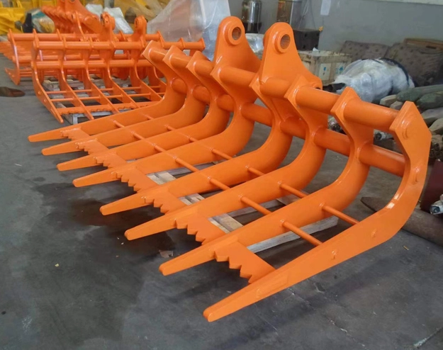 Excavator Rake