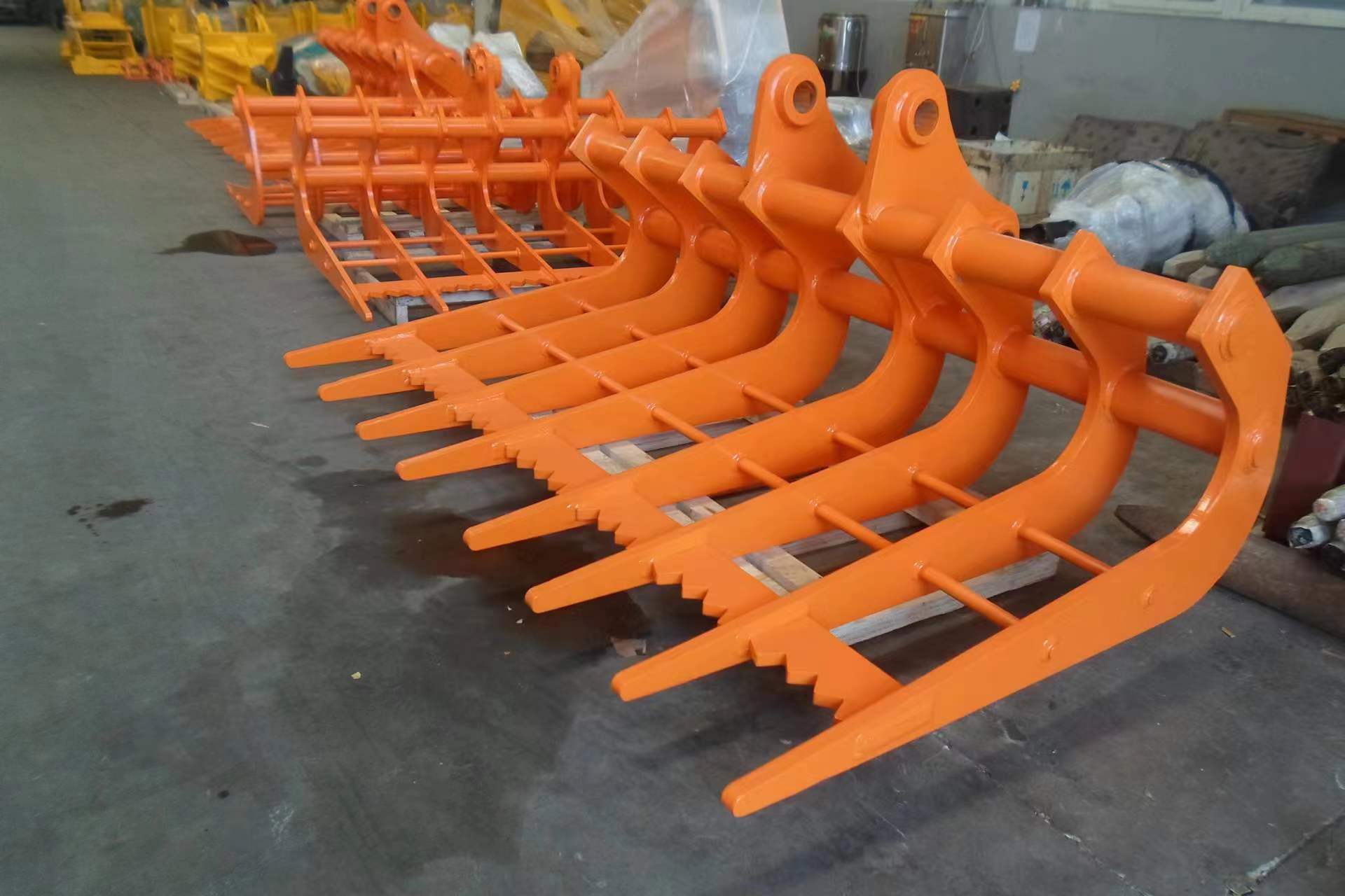 High-Quality 15-45 Ton Excavator Spares Root Rake
